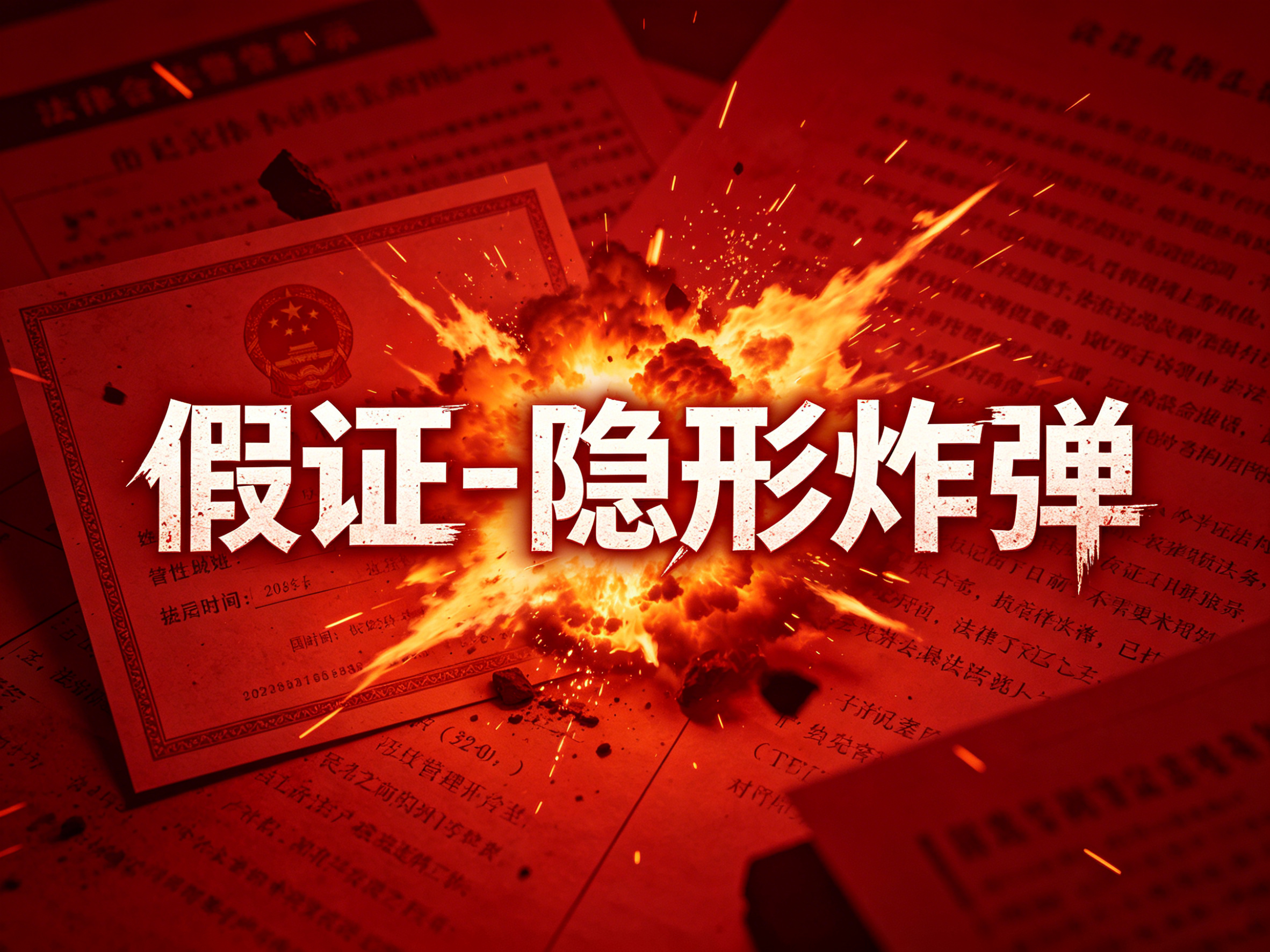 假证=隐形炸弹